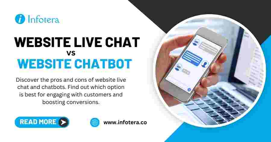 Website live chat vs website chatbot